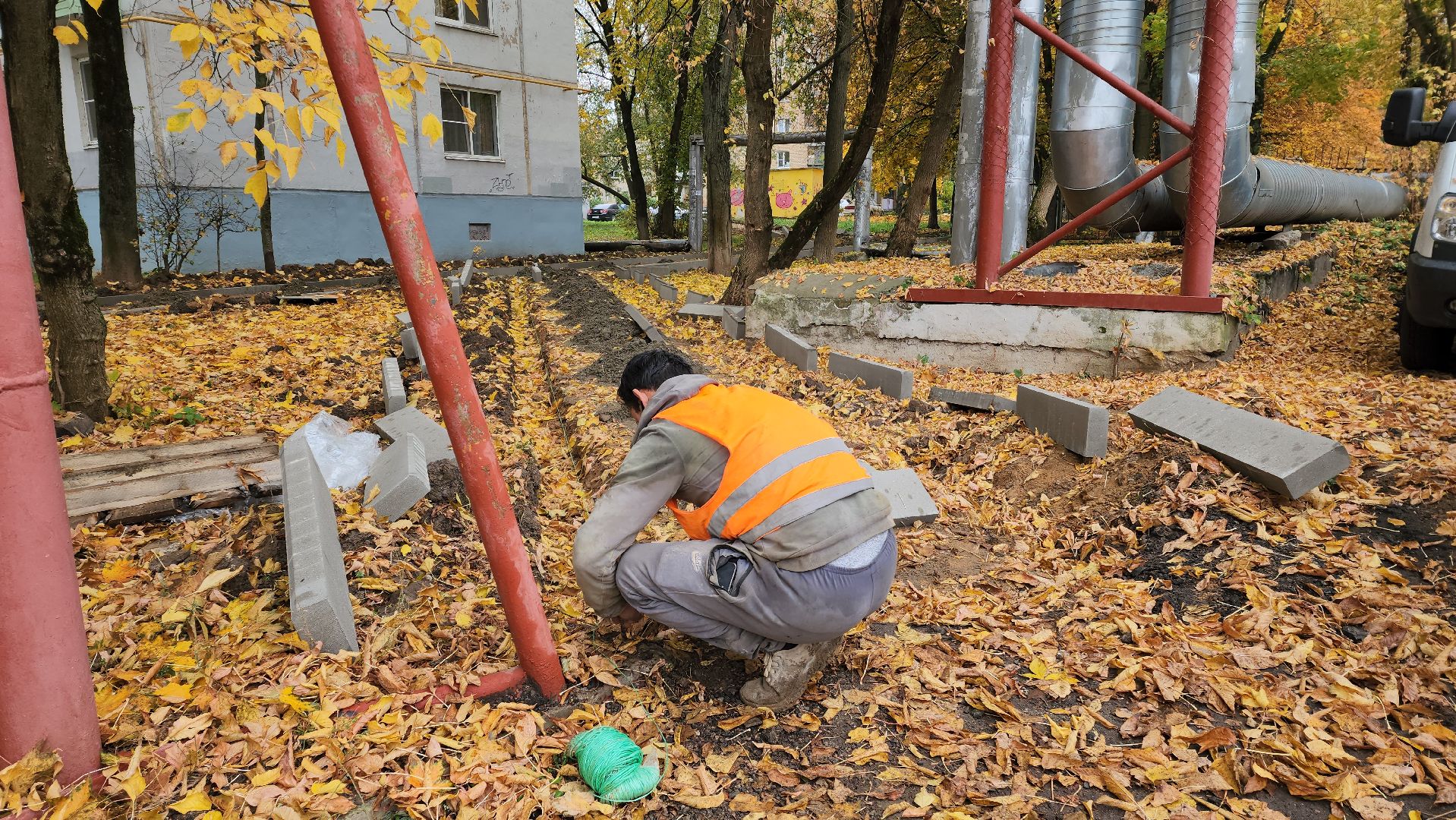 Тротуары , ремонт тротуаров, пешеходные дорожки, Лобня, мособлеирц,