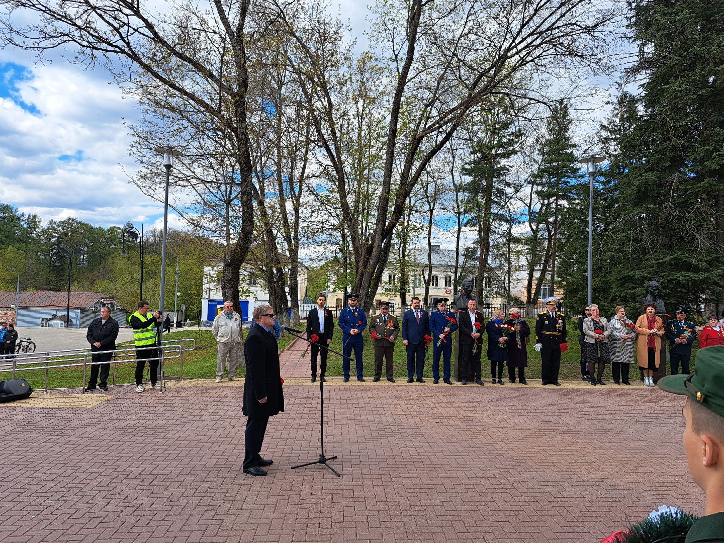 Рузский городской округ, Руза, День Победы, митинг, Вечный огонь