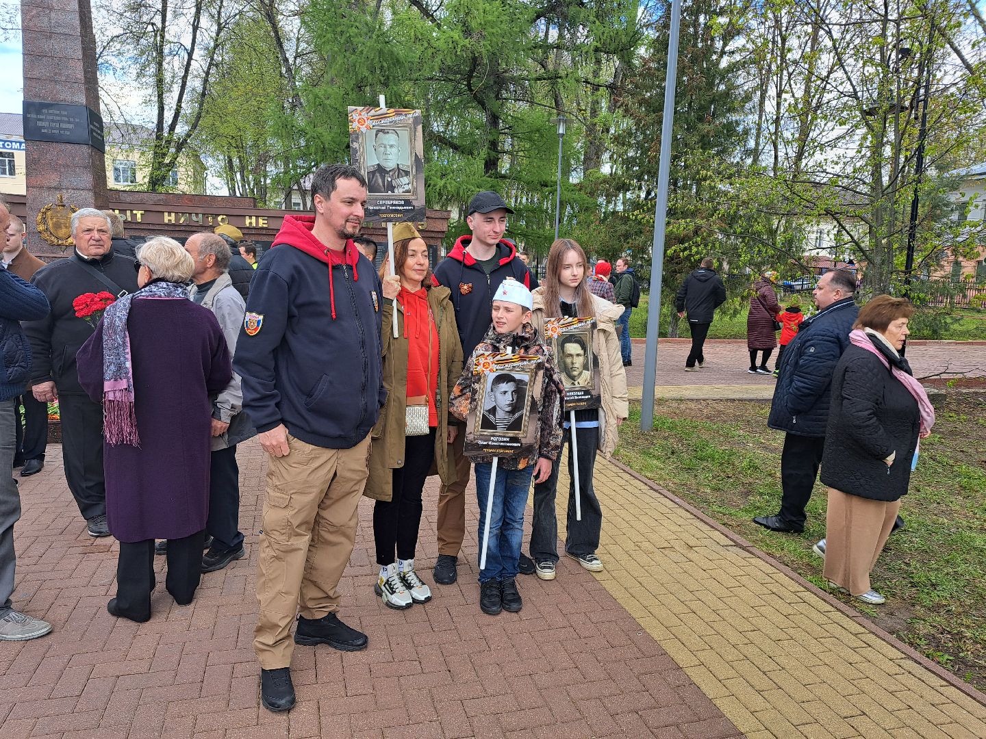 Рузский городской округ, Руза, День Победы, митинг, Вечный огонь