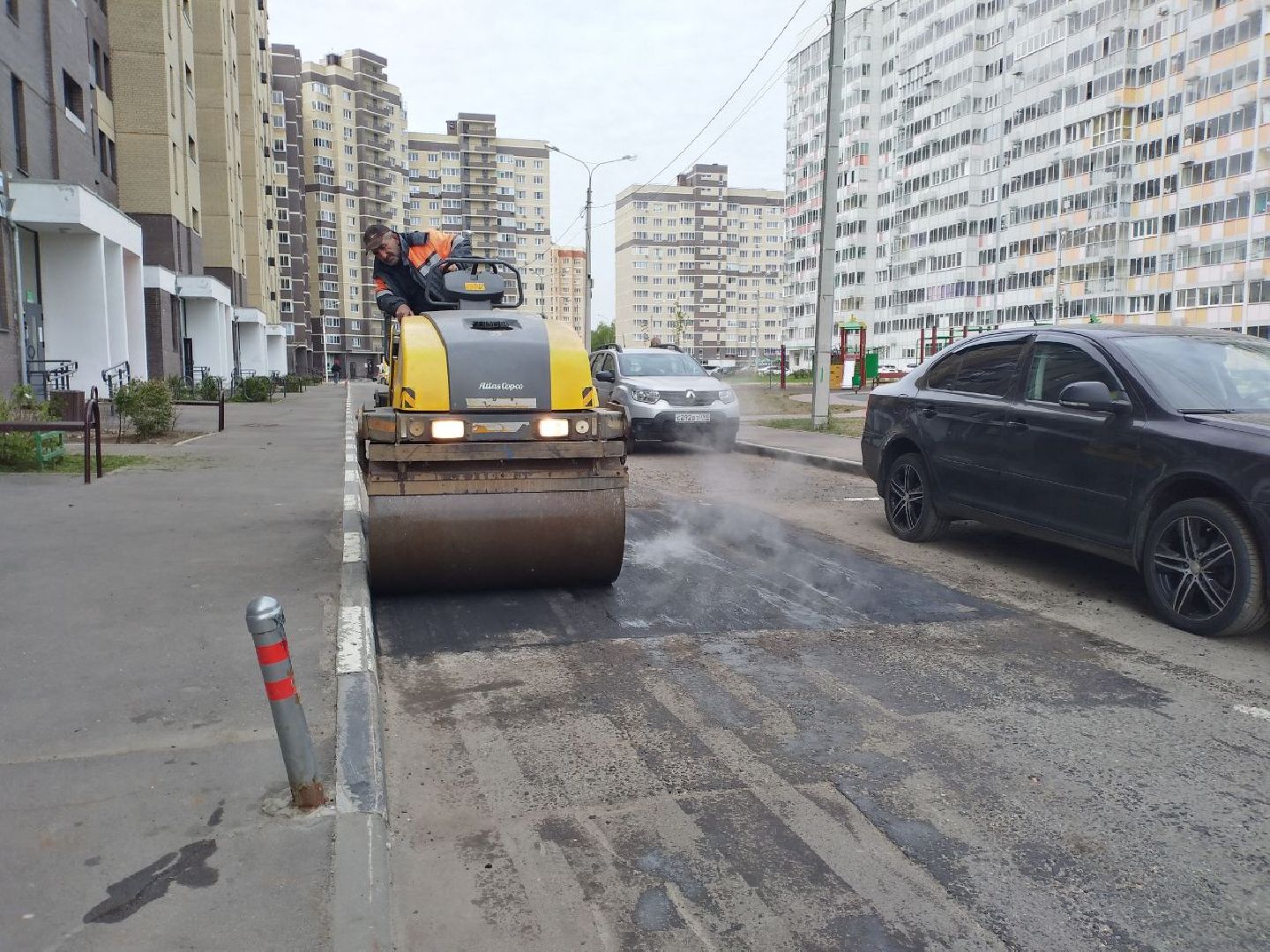 дороги, ямочный ремонт, благоустройство, Добродел, Лосино-Петрвоский