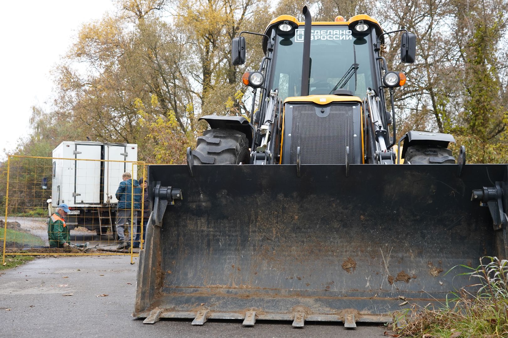 новый экскаватор, жкх, ступино,