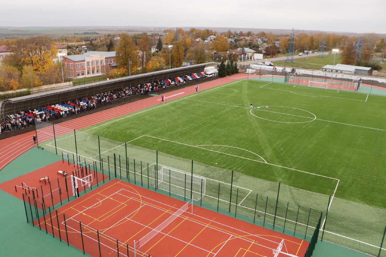 зарайск, стадион, капитальный ремонт  стадиона, спорт подмосковья,