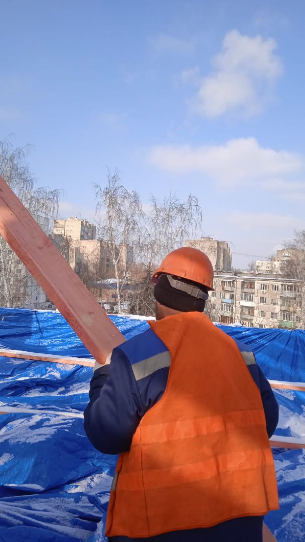 Ремонт, крыша