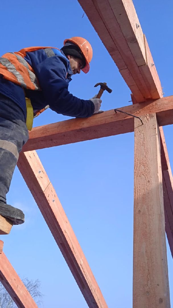 Ремонт, крыша