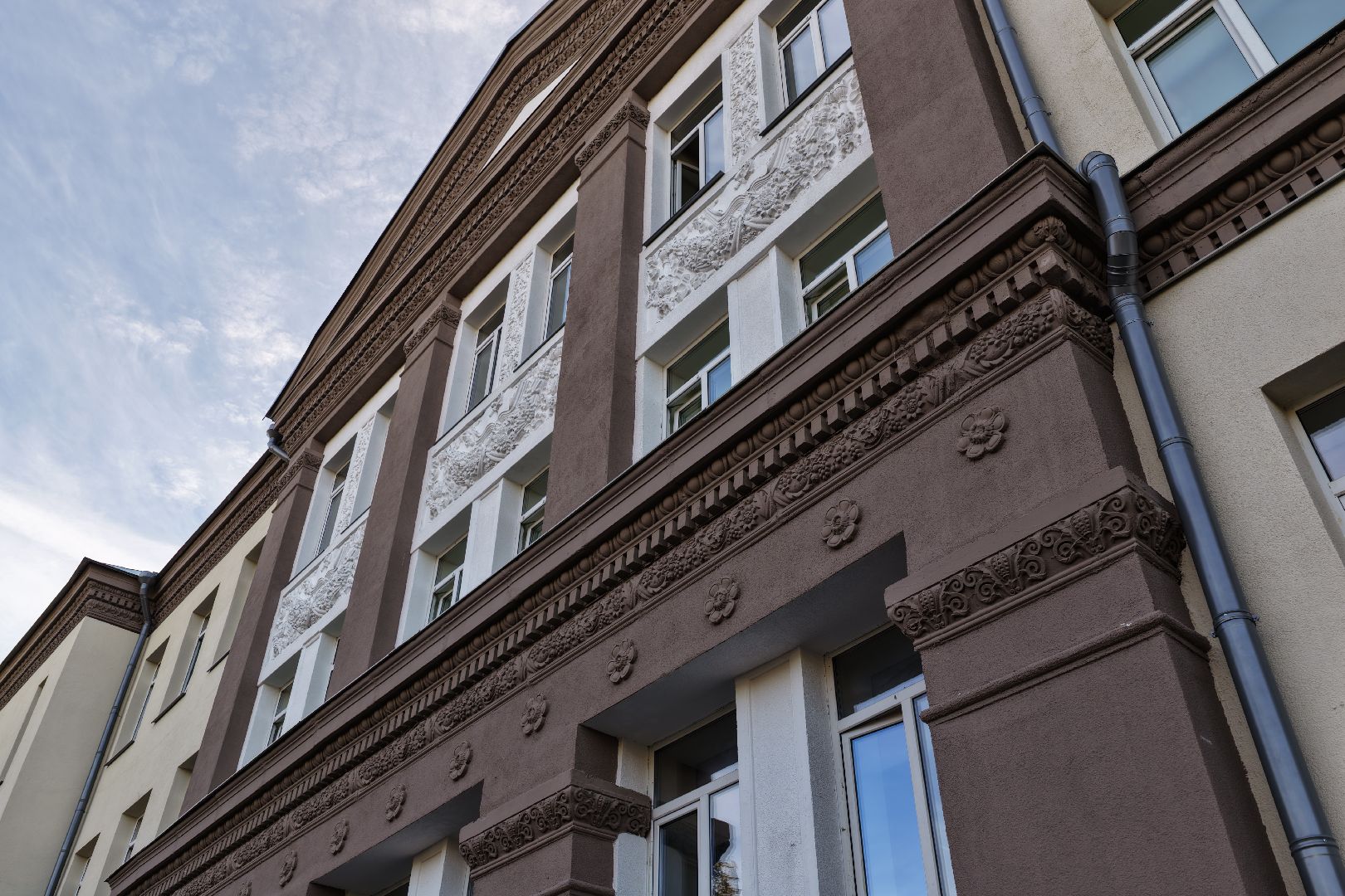 видео с коптера, школа 8 в химках,