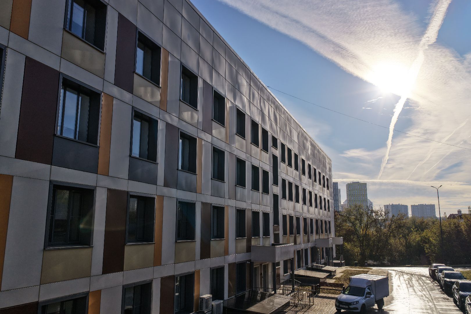 видео с коптера, роддом в химках, медицина в химках,