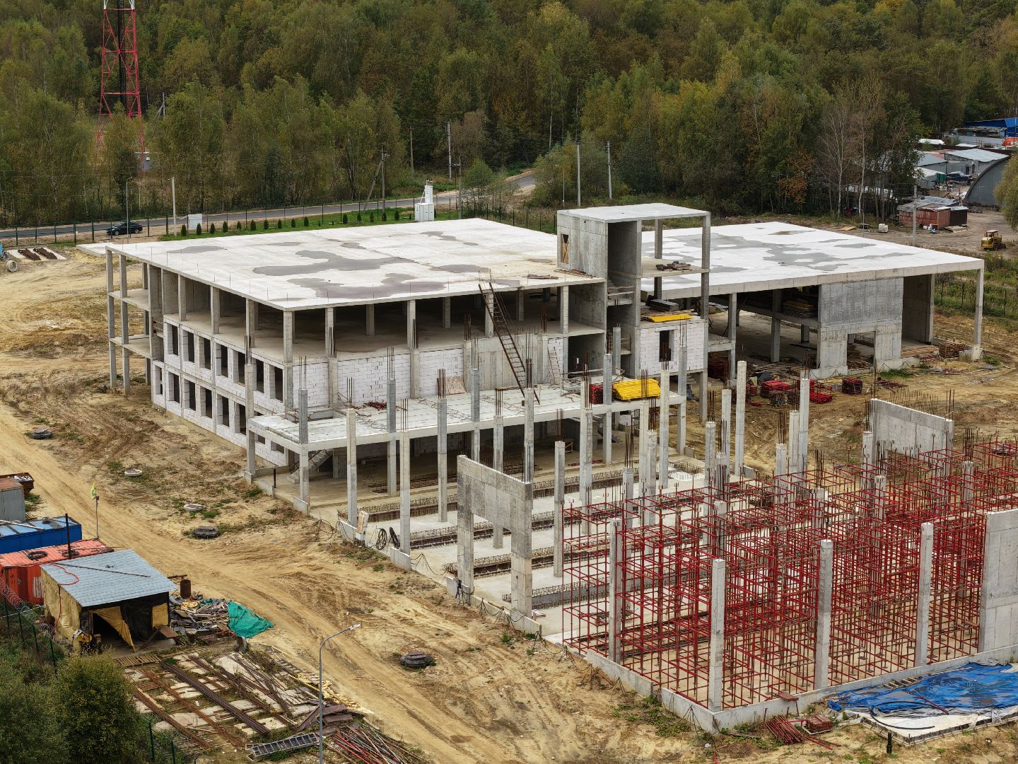 видео с коптера, обслуживание грузовых автомобилей в бронницах,