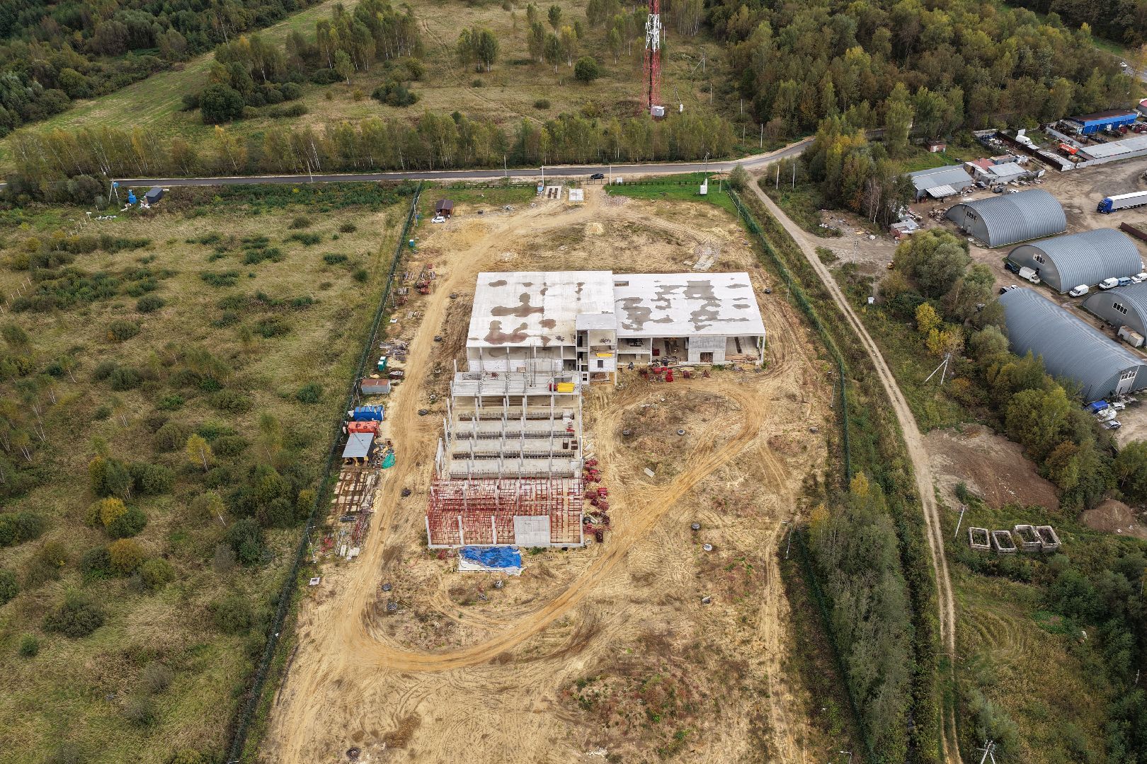 видео с коптера, обслуживание грузовых автомобилей в бронницах,