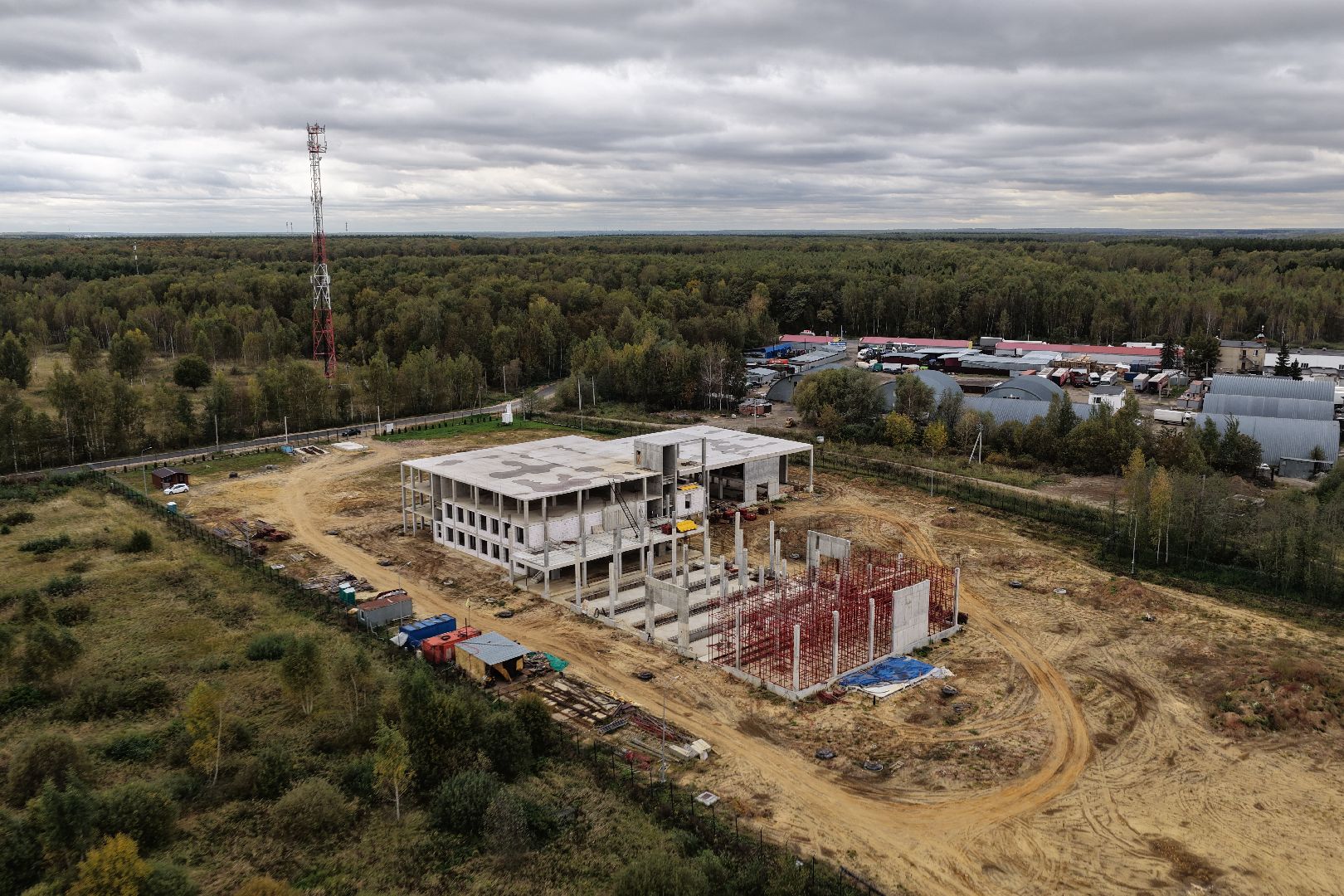 видео с коптера, обслуживание грузовых автомобилей в бронницах,