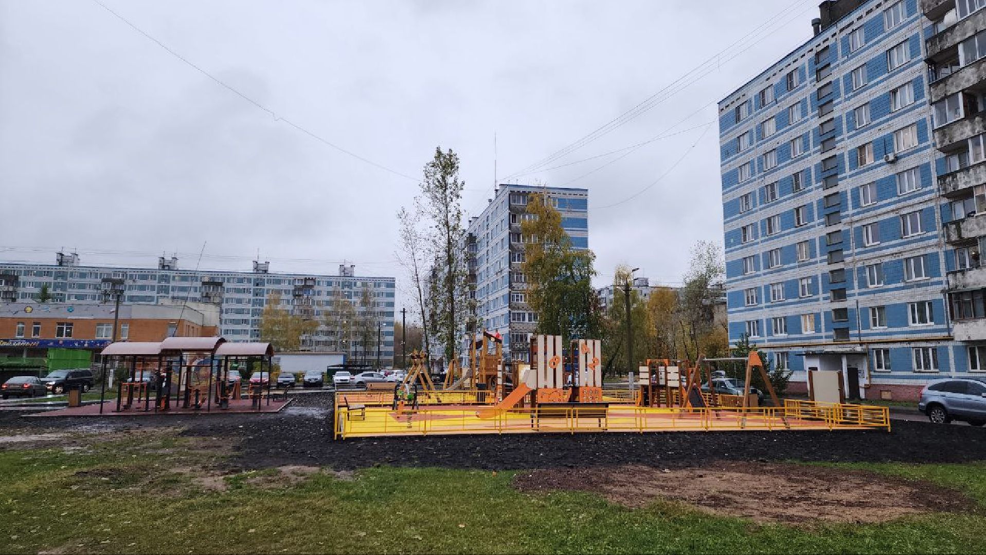 Дмитров, Новая детская площадка, Благоустройство дворов, Минблаго,