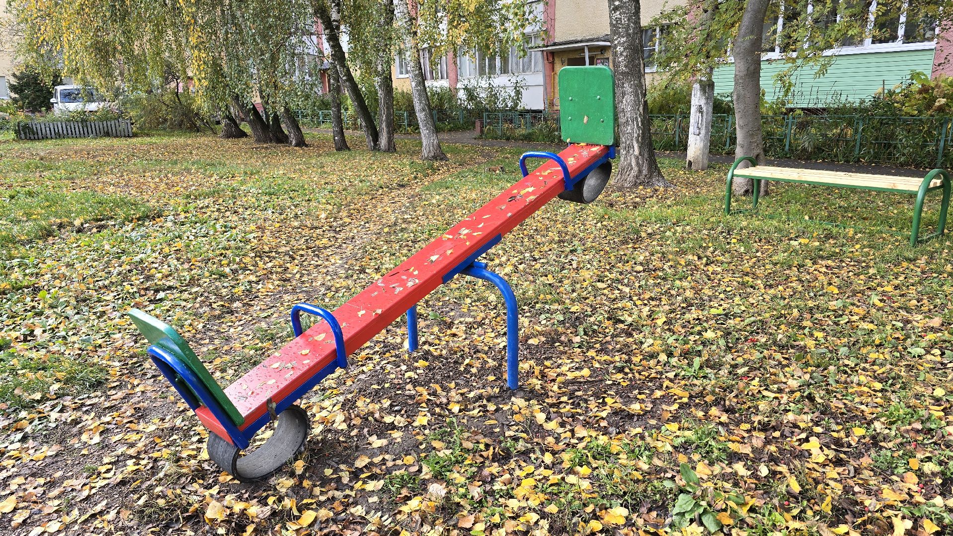 Коломна, новая детская площадка,