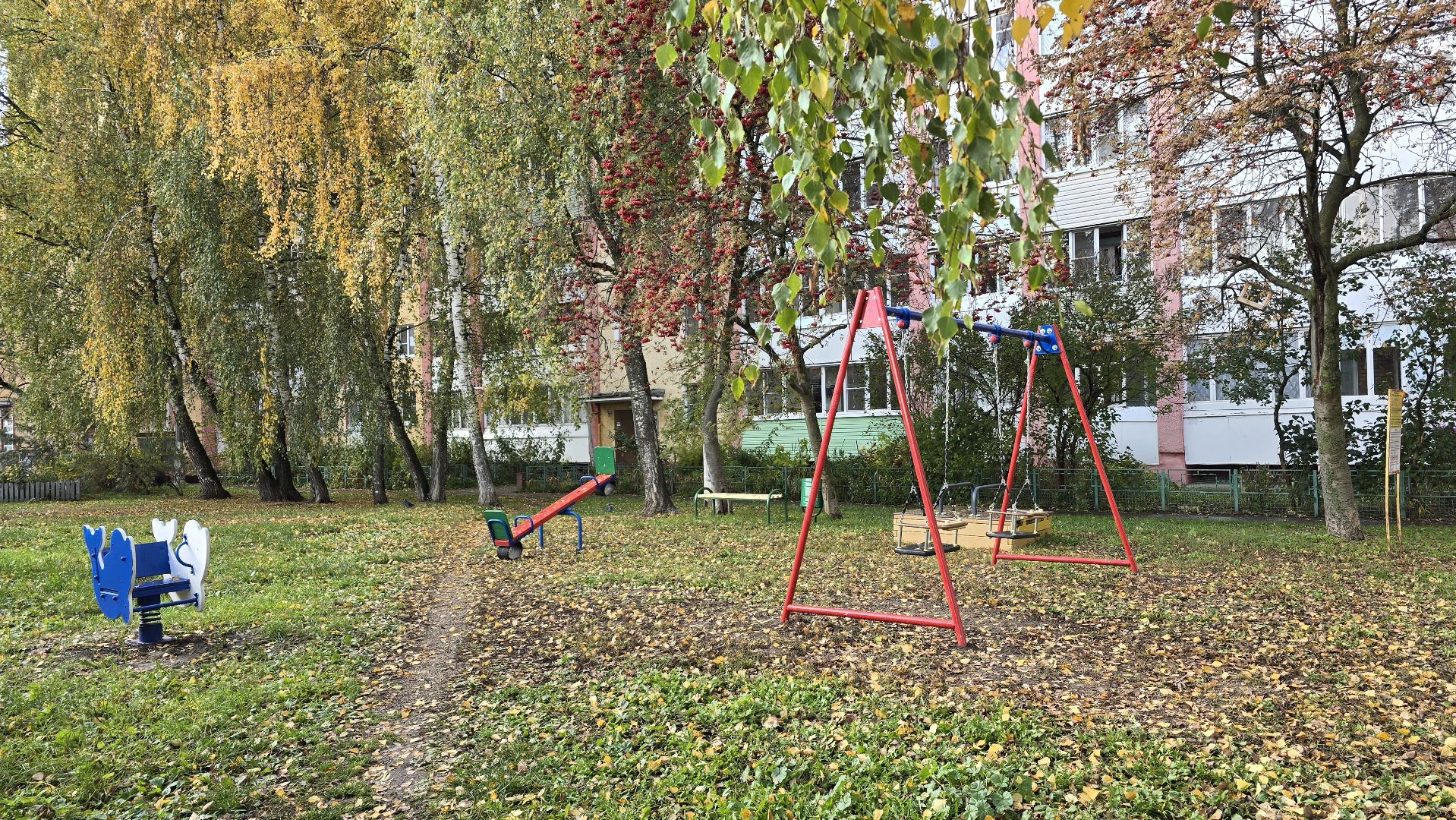 Коломна, новая детская площадка,
