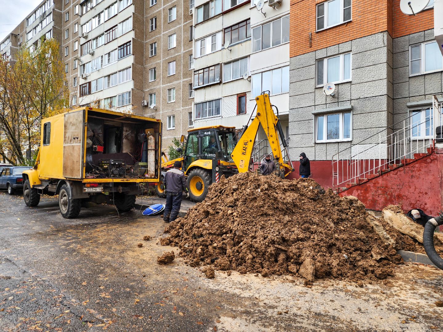 Подольск, ЖКХ, тэк, Прорыв трубы, Отопление, Коммунальщики,