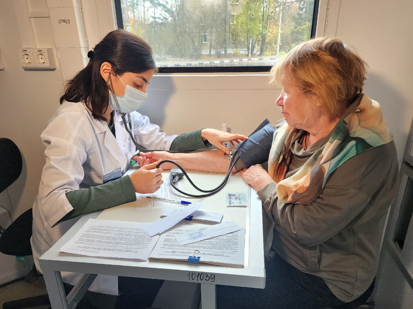 дубна, дубненская больница, прививка от гриппа, мобильная вакцинация,