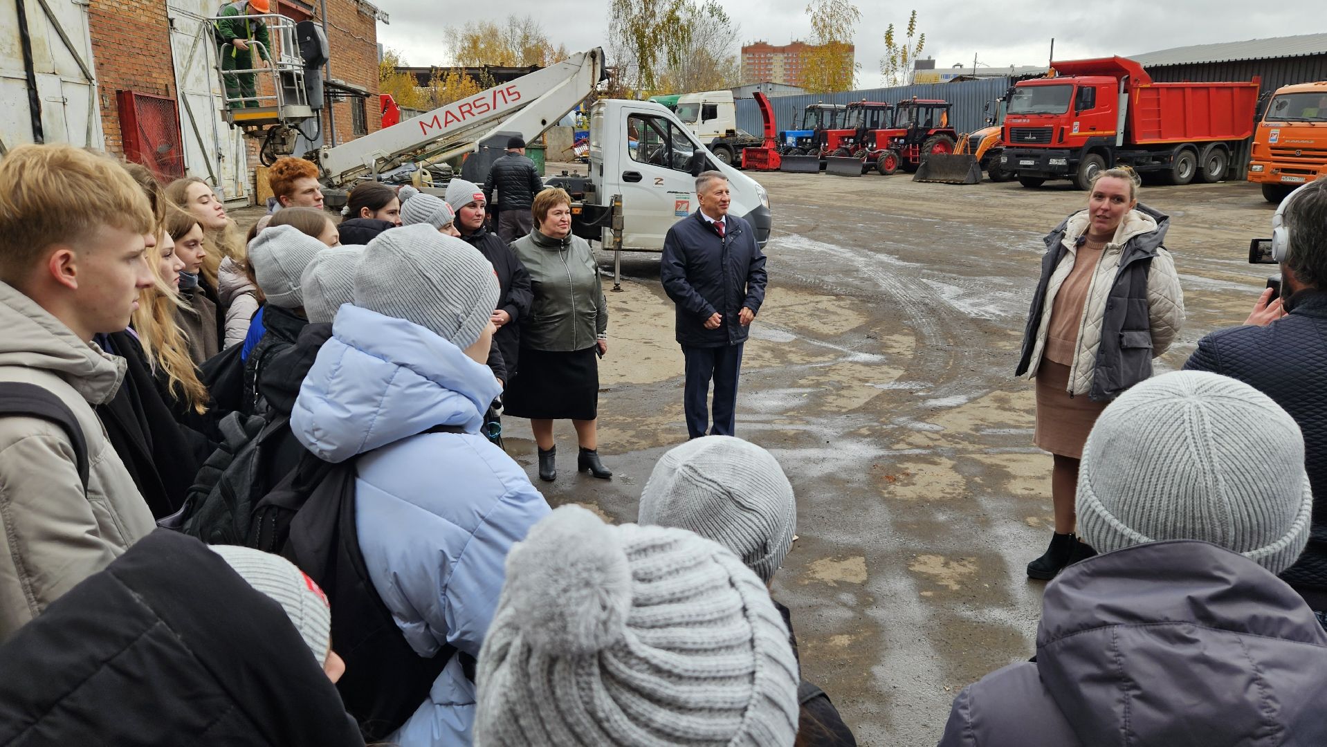 долгопрудный, мбу благоустройство, техника, школьники, школа 1 в долгопрудном,