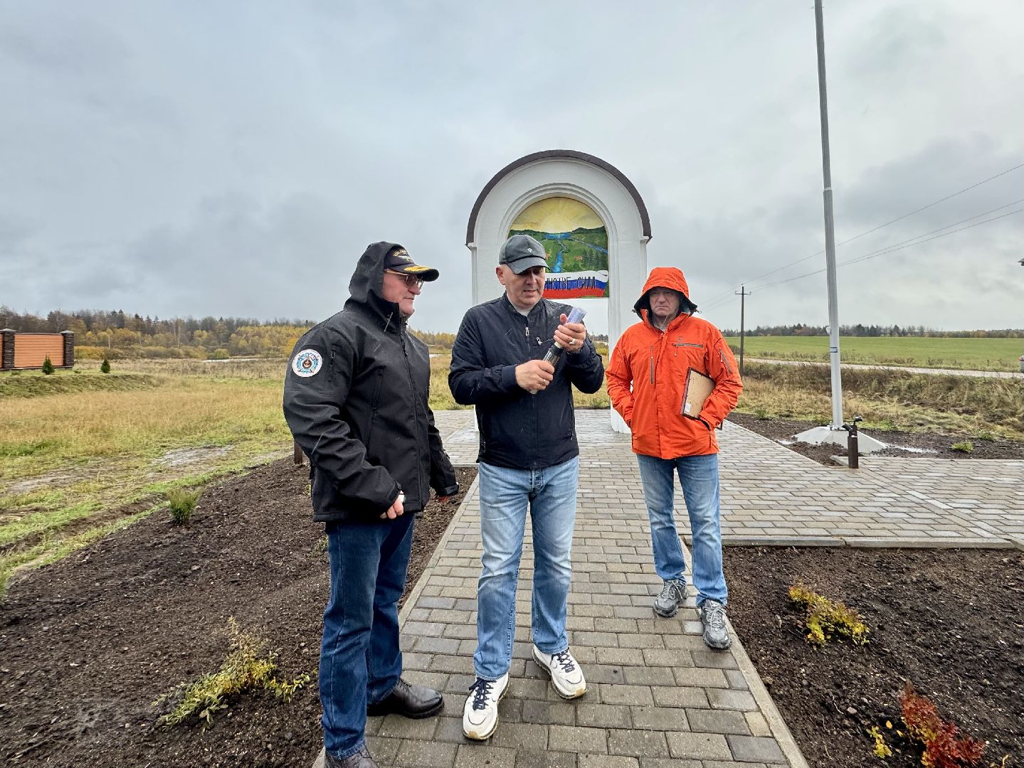 сергиево-посадский городской округ, Мехово, открытие стелы,