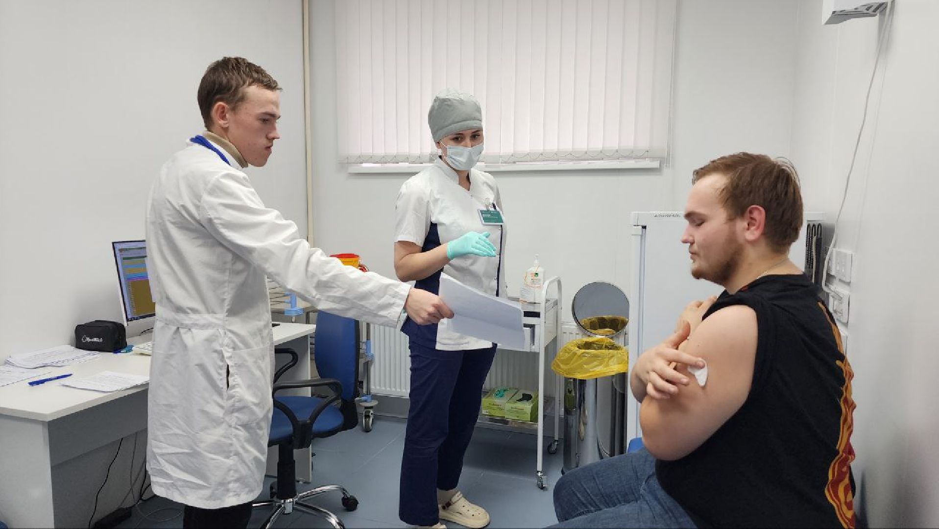 Дмитров, Прививка от гриппа, Взрослая поликлиника, Минздрав,