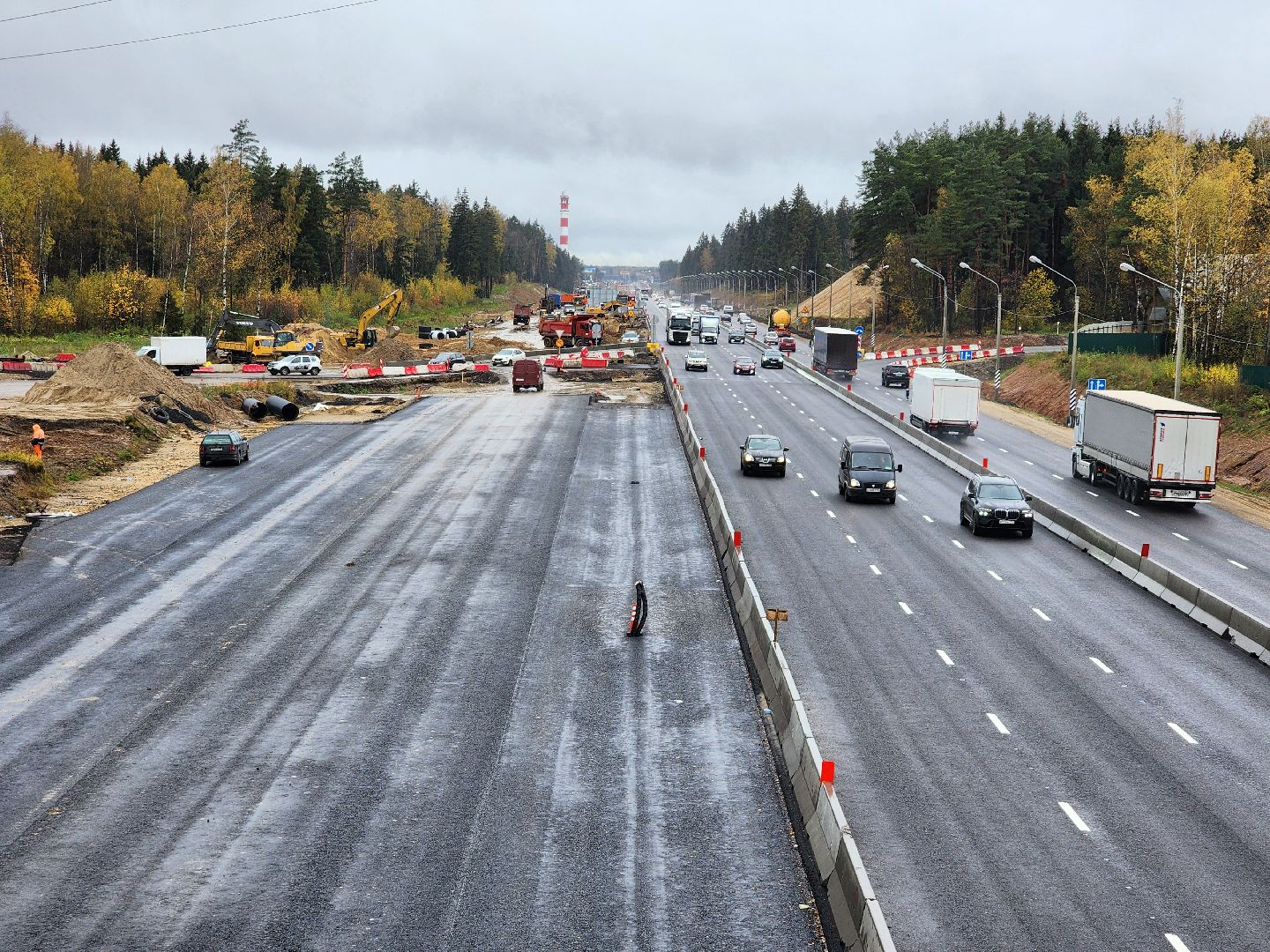 м-8 холмогоры, ярославское шоссе, московское малое кольцо, а-107, путепровод, расширение м-8,пушкинский городской округ, трасса м-8,