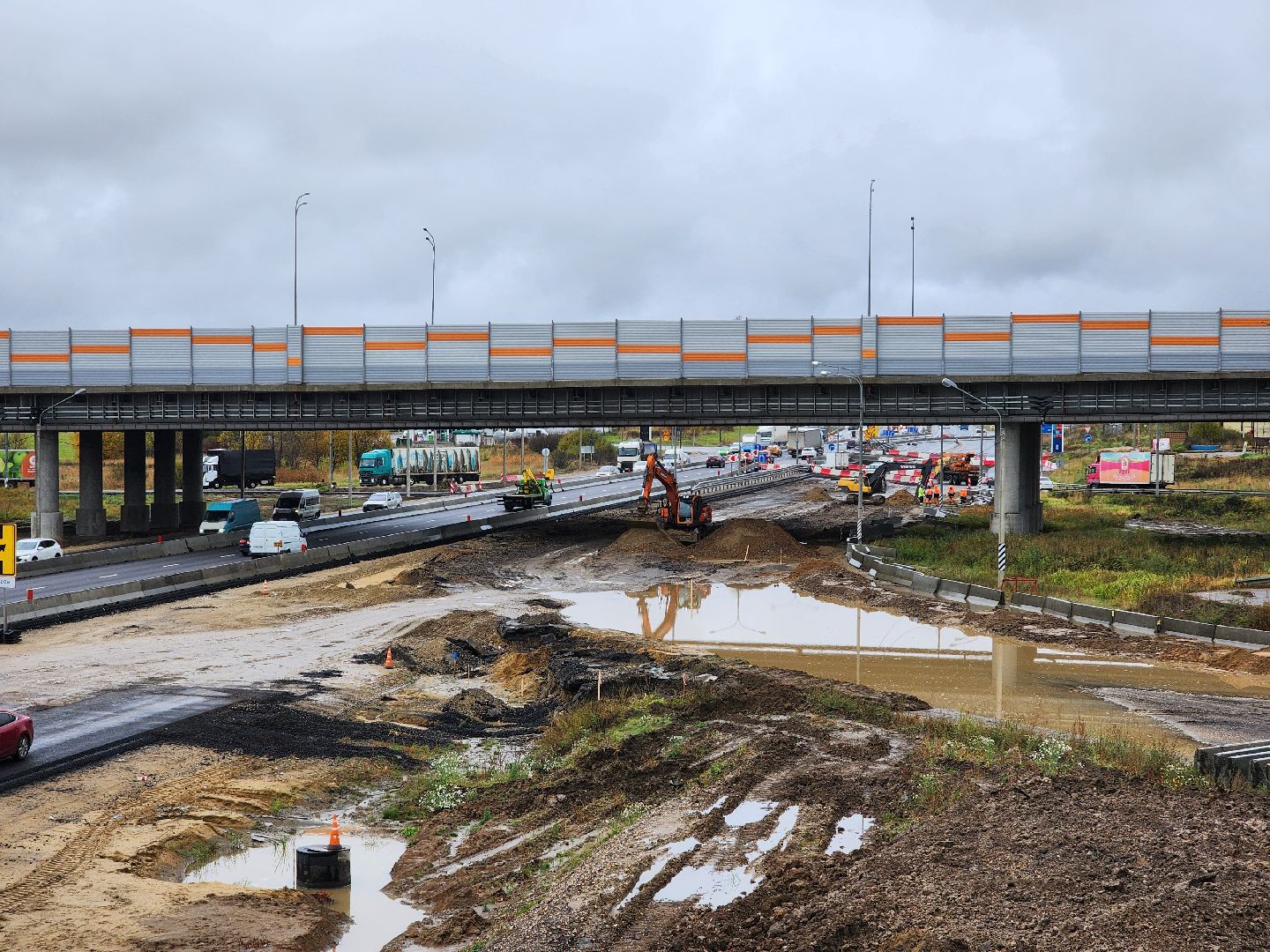 м-8 холмогоры, ярославское шоссе, московское малое кольцо, а-107, путепровод, расширение м-8,пушкинский городской округ, трасса м-8,
