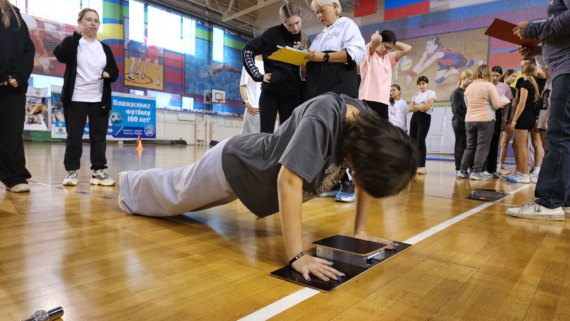 кашира, спорт, гто, девушки, дс юбилейный, готов к труду и обороне, тестирование, школьники,