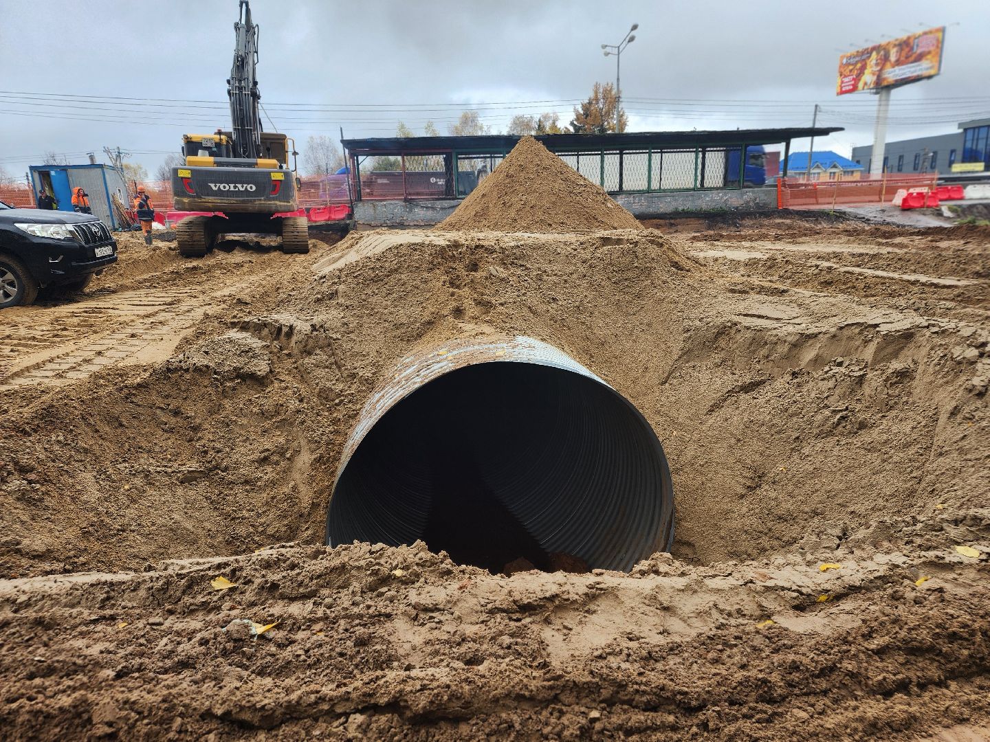 пушкинский городской округ, лесной, кощейково, трасса м-8, ярославское направление, реконструкция м-8, расширение м-8, подземный переход, переход лесной,