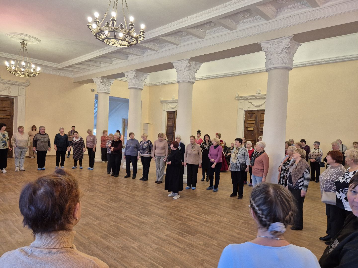 спектакль, активное долголетие,деревня демихово,