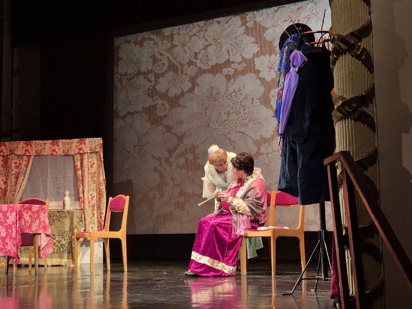 спектакль, активное долголетие,деревня демихово,