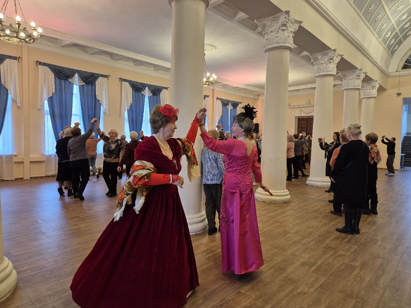 спектакль, активное долголетие,деревня демихово,