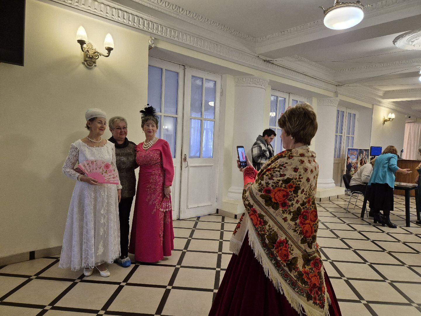 спектакль, активное долголетие,деревня демихово,