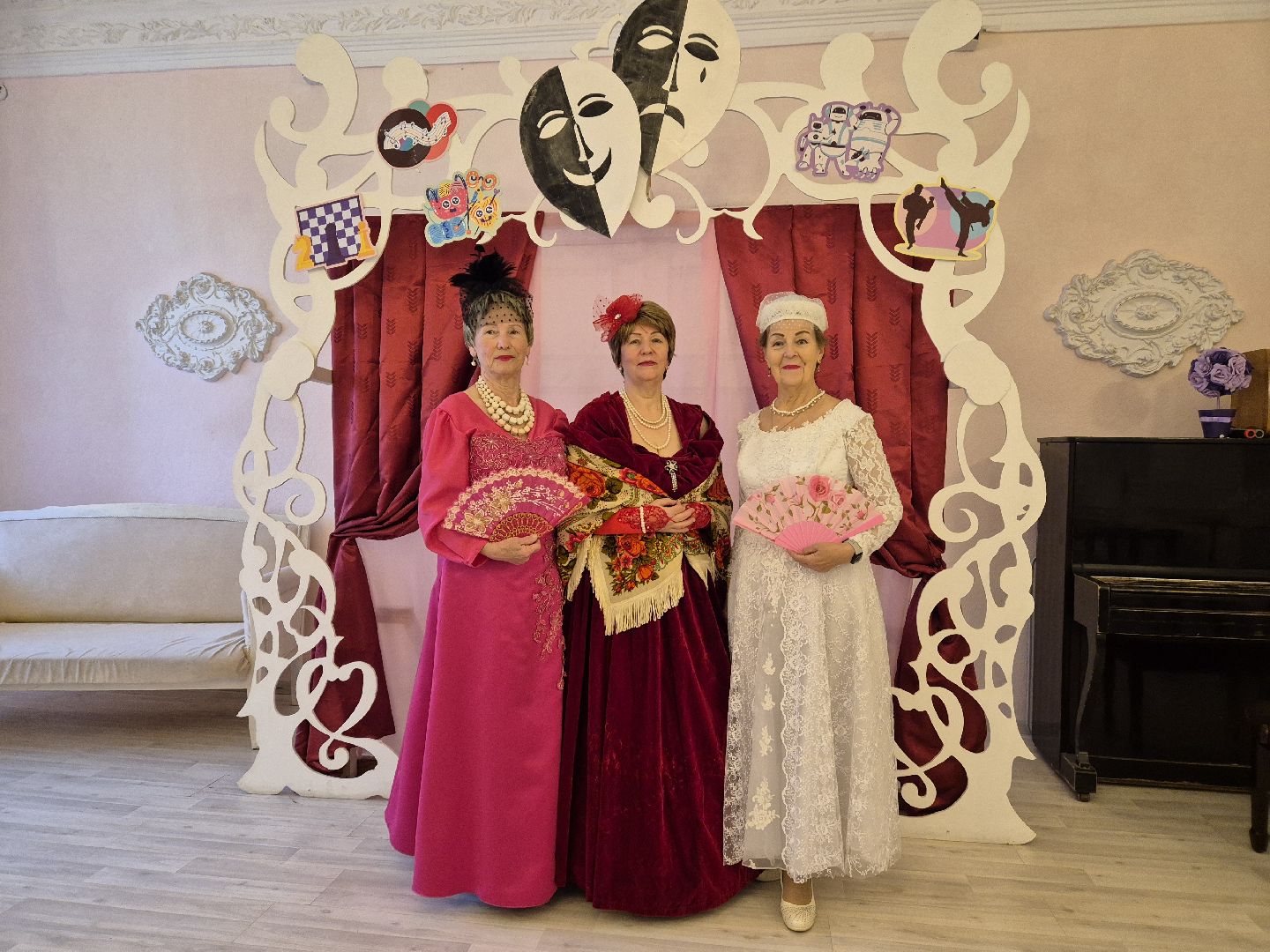 спектакль, активное долголетие,деревня демихово,