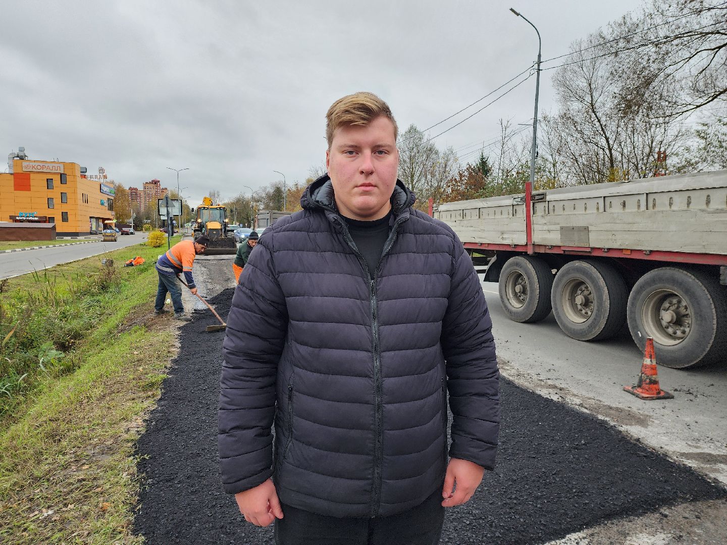 раменское, дороги, ямочный ремонт на донинском шоссе,