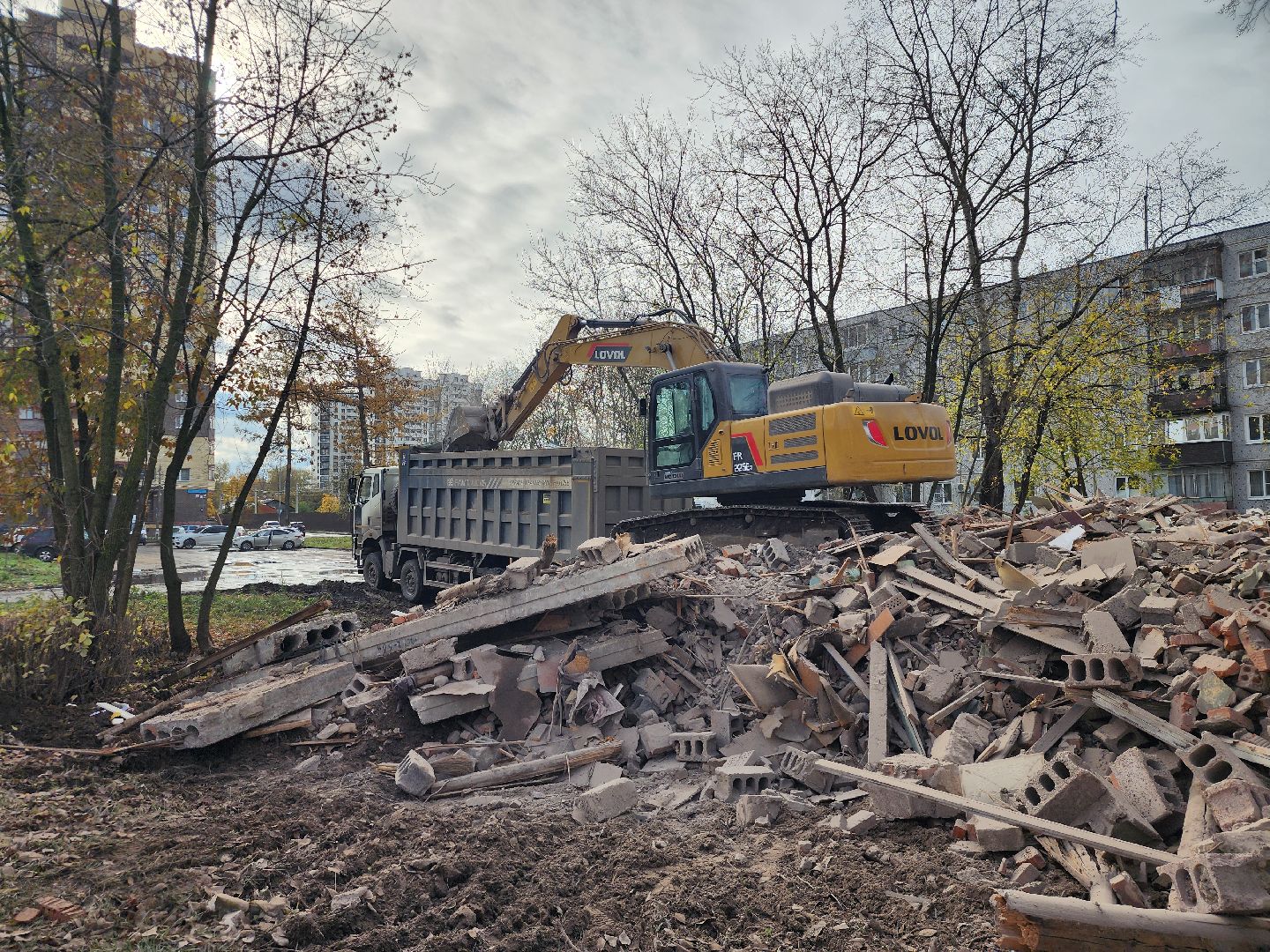 снос аварийного дома, аварийный дом, комфортное жилье, старая купавна, богородский городской округ,