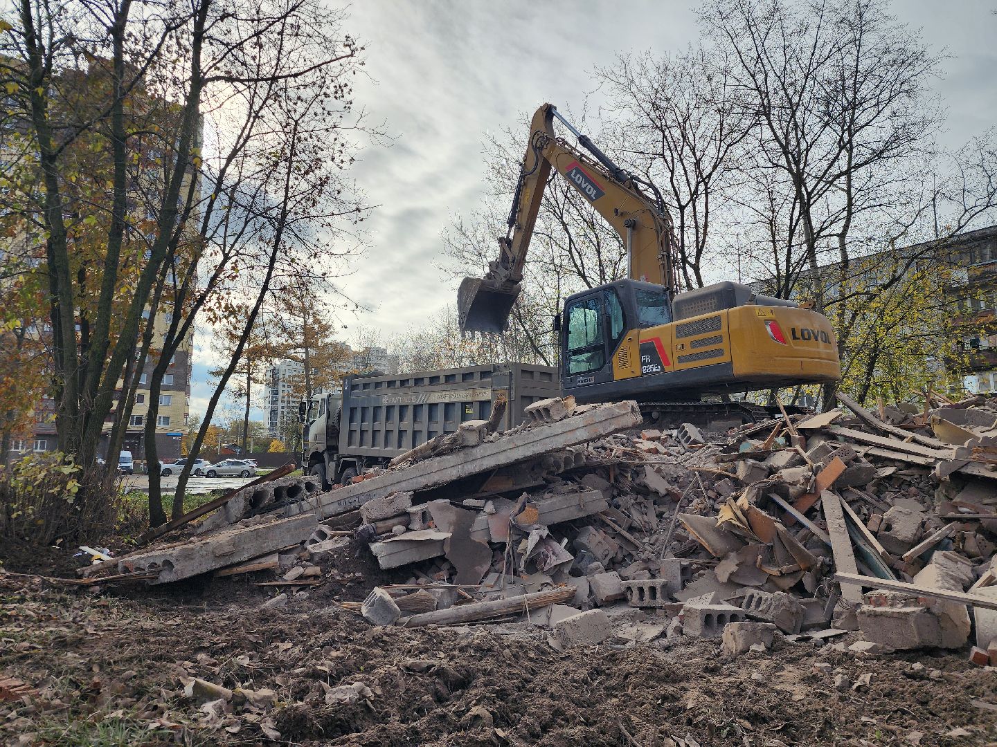 снос аварийного дома, аварийный дом, комфортное жилье, старая купавна, богородский городской округ,