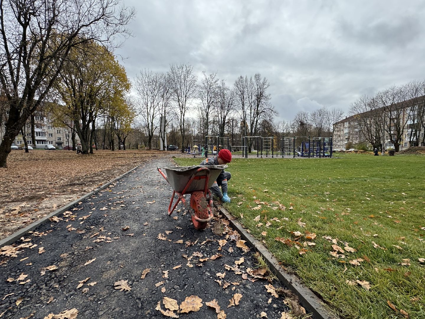сергиево-посадский городской окру, Реммаш, благоустройство сквера,