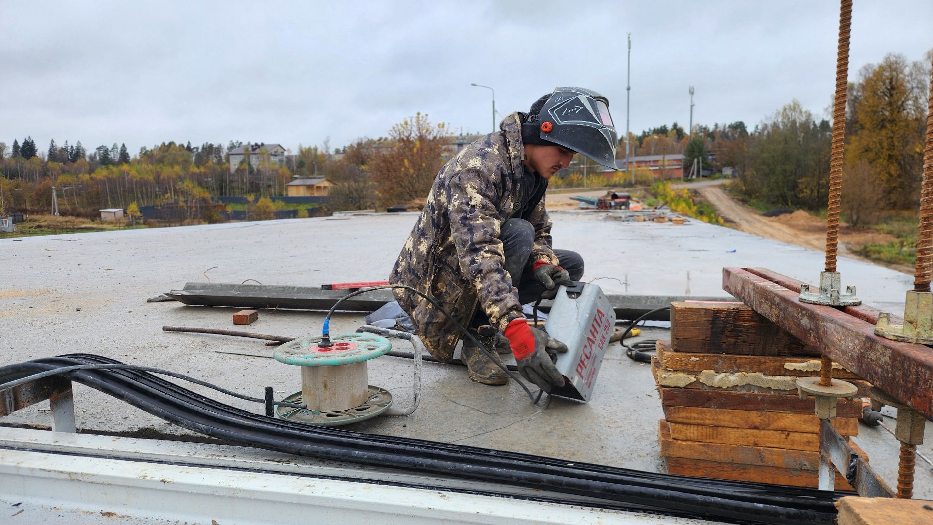 Руза, Поречье , Строительство моста, Дороги,