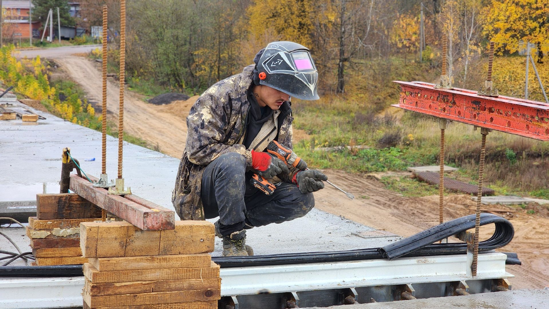Руза, Поречье , Строительство моста, Дороги,
