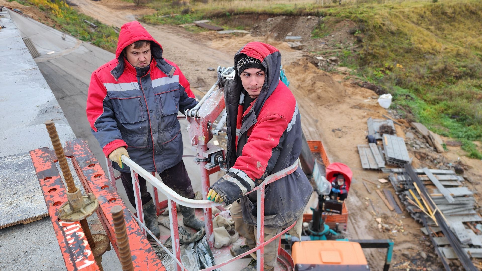 Руза, Поречье , Строительство моста, Дороги,