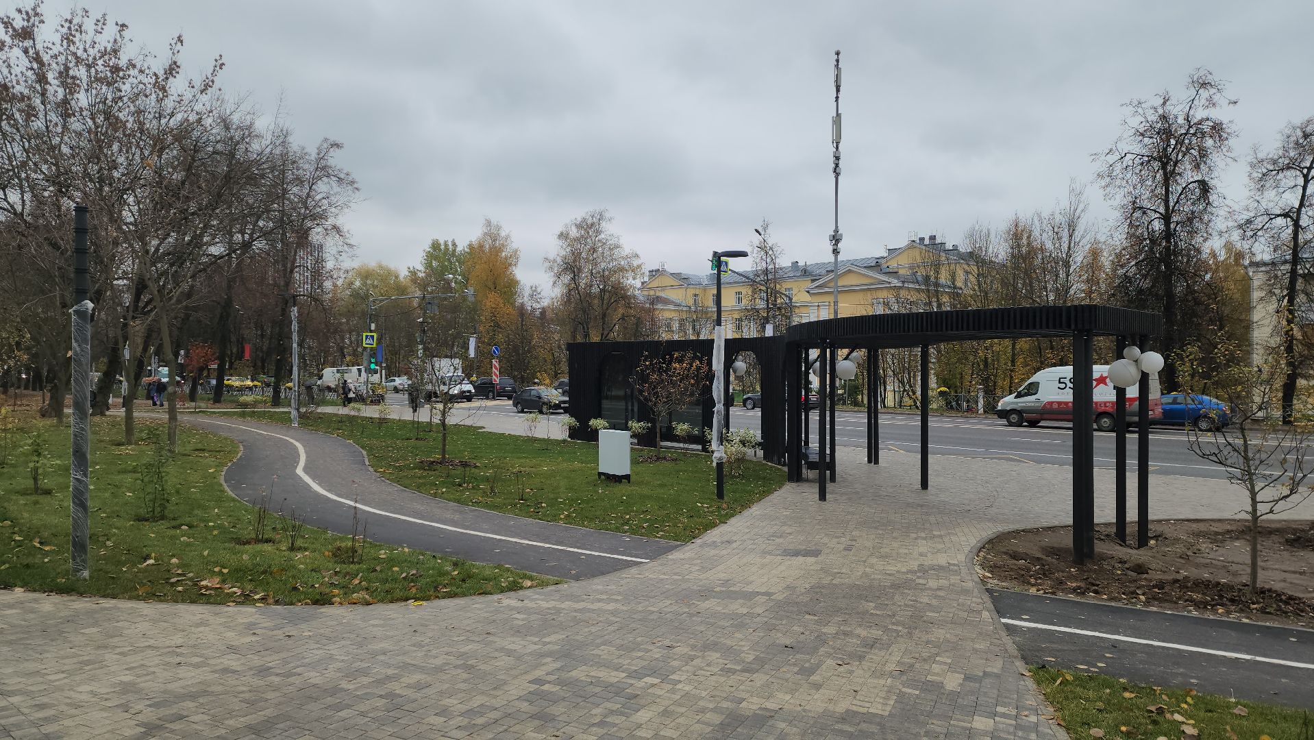 красногорск, яблоневый сквер, благоустройство,