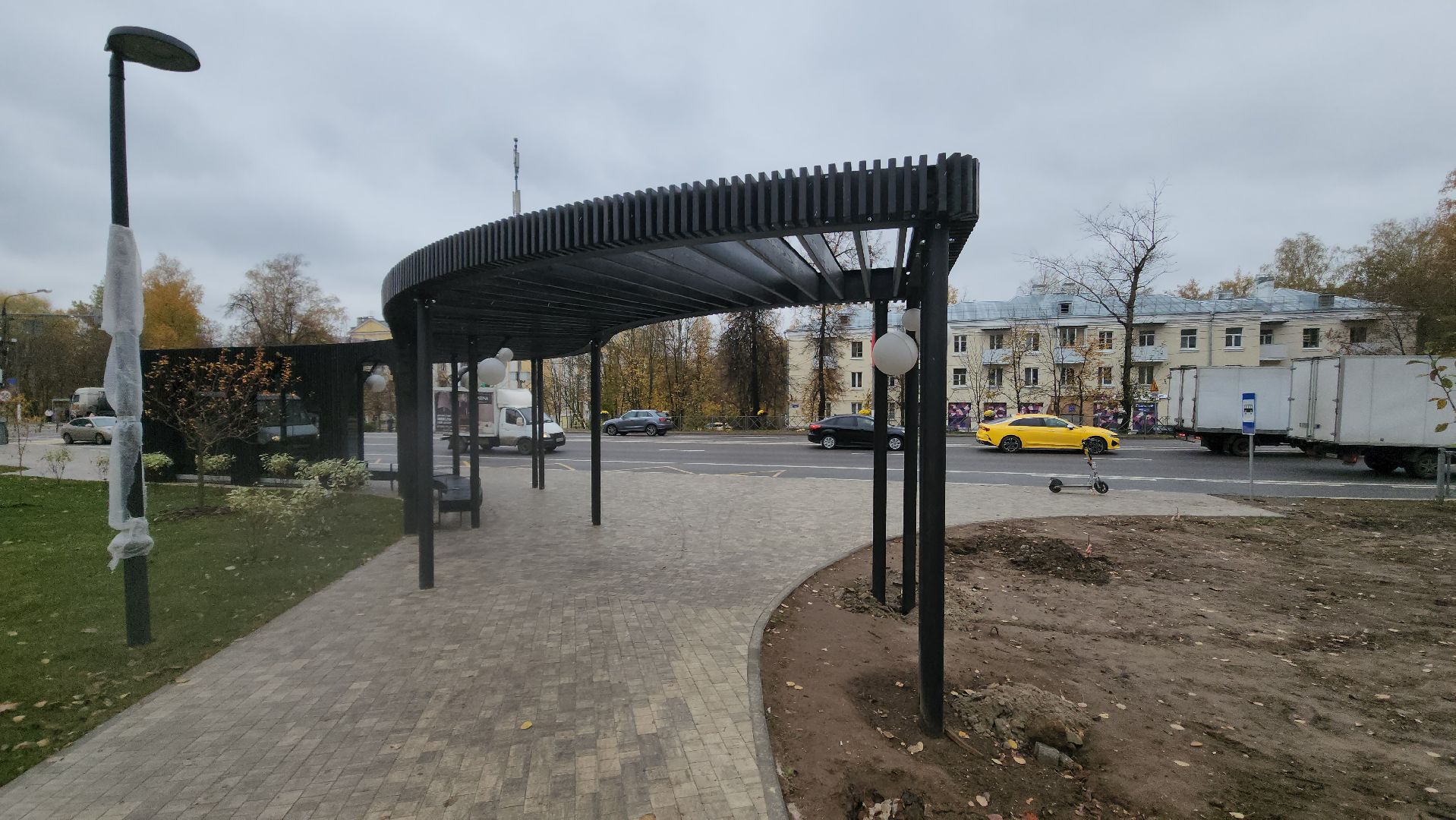 красногорск, яблоневый сквер, благоустройство,