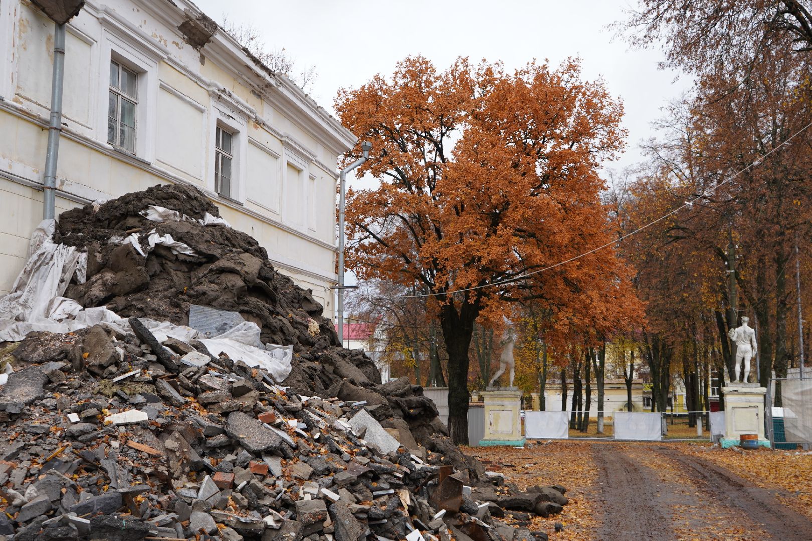 ступино, стадион металлург, ремонт, спорт,