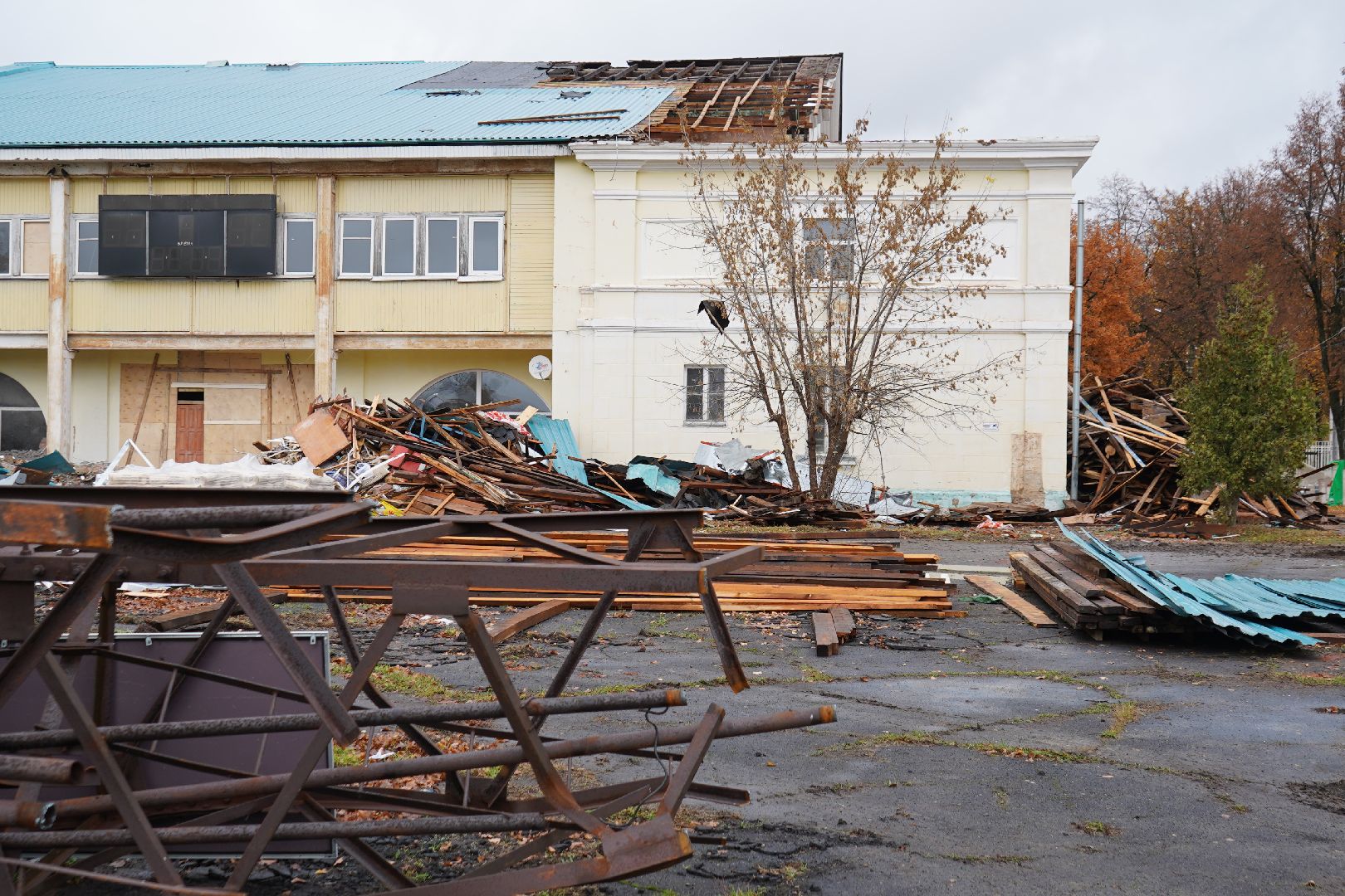 ступино, стадион металлург, ремонт, спорт,