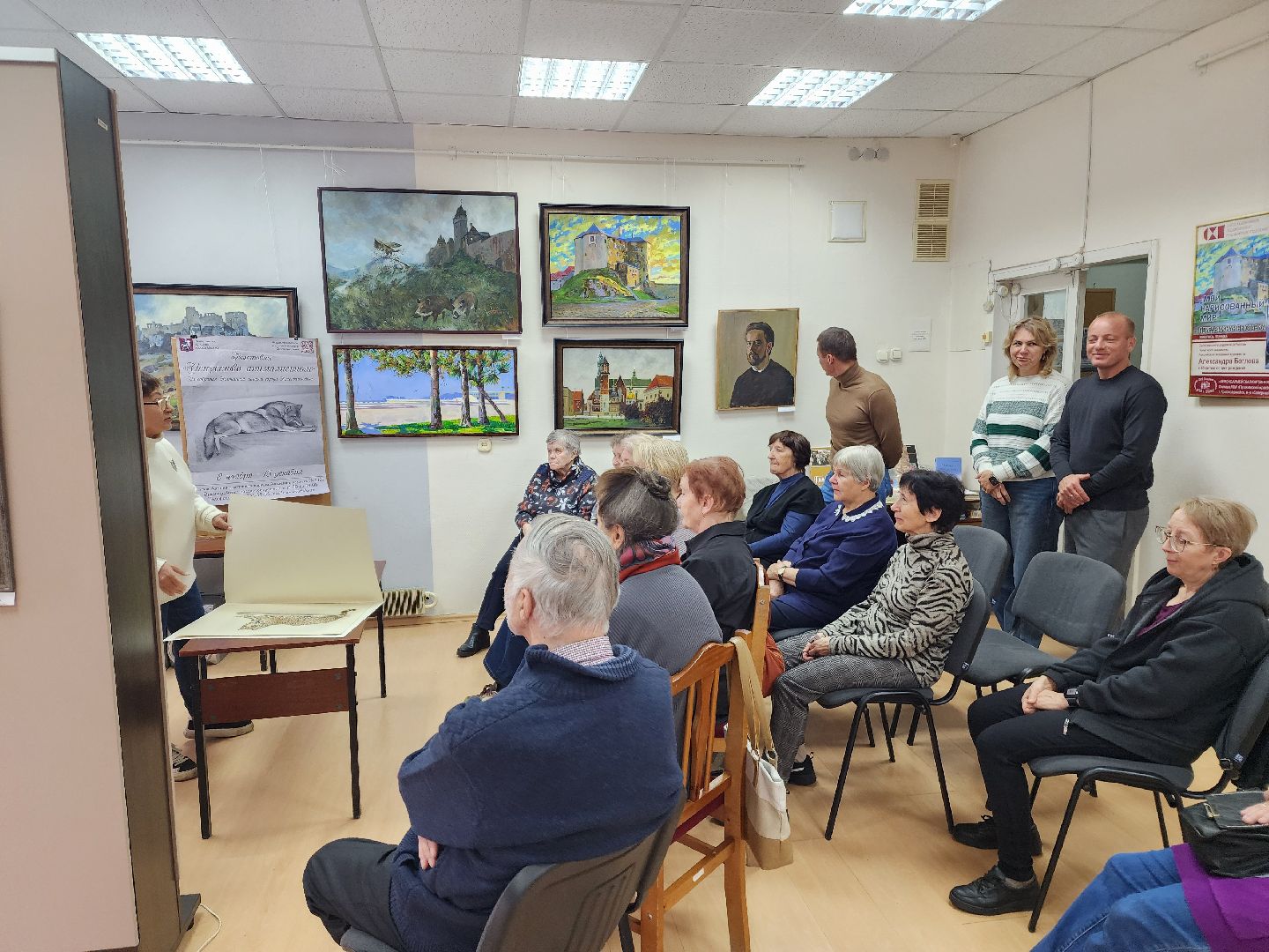 красноармейск, городской округ пушкинский, картинная галерея, художник-анималист, лекторий,