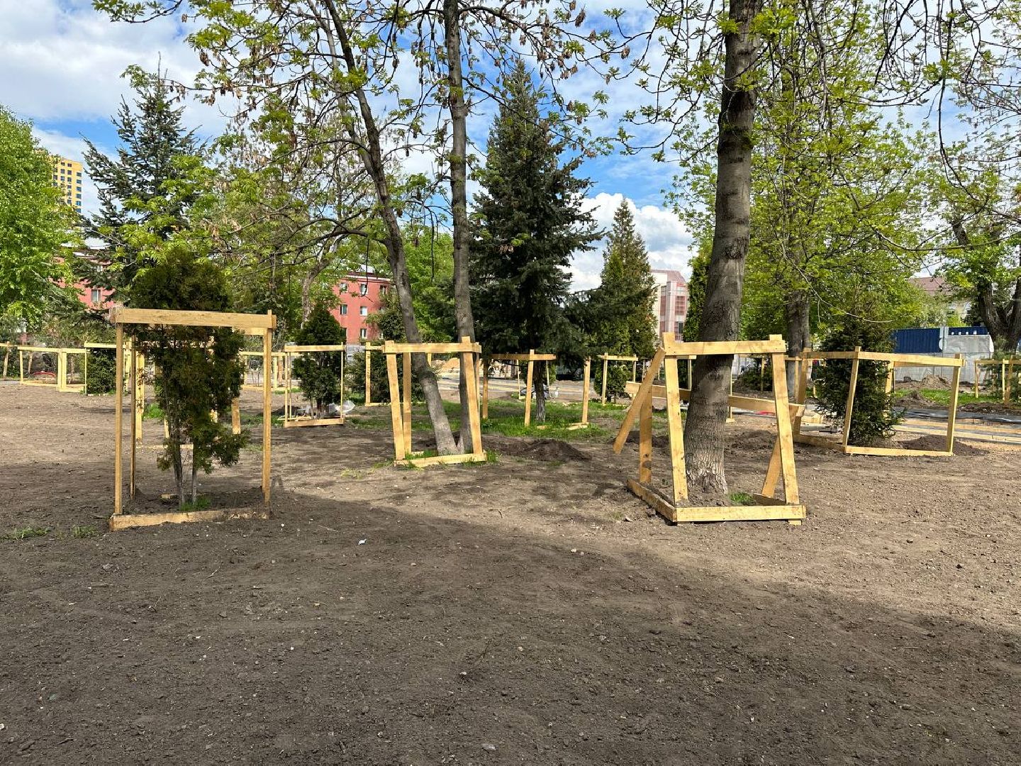 Реутов, Мемориал славы, реконструкция, Вечный огонь