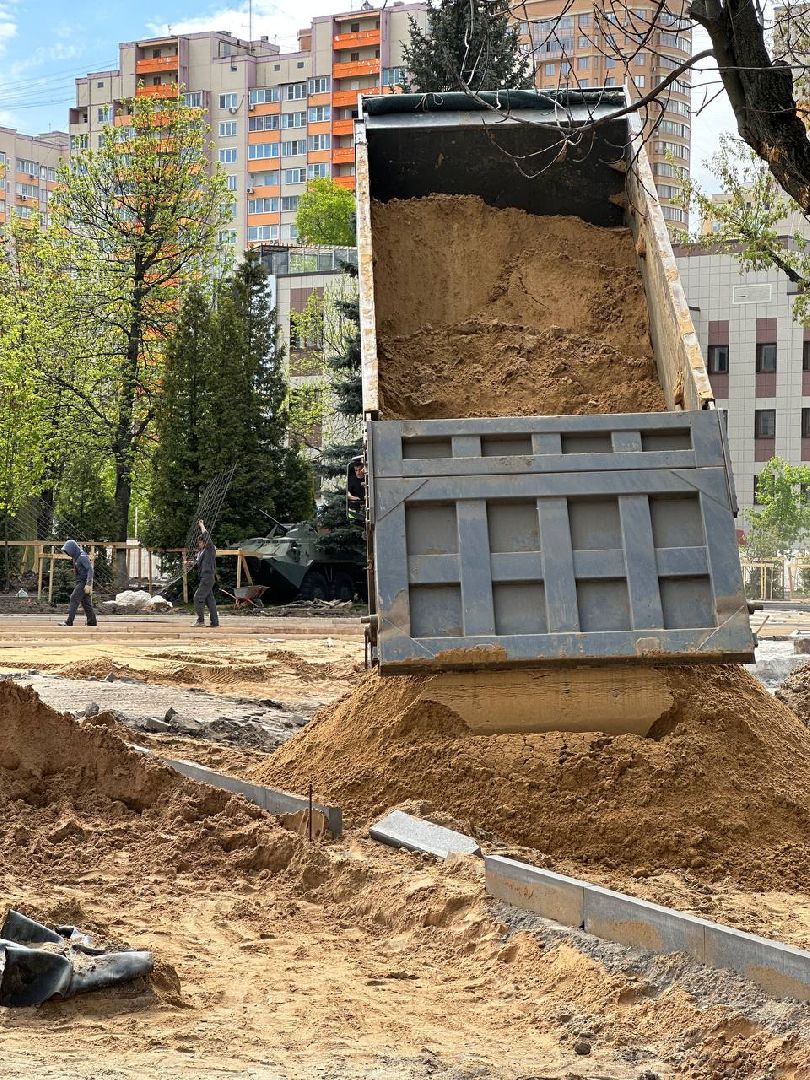 Реутов, Мемориал славы, реконструкция, Вечный огонь