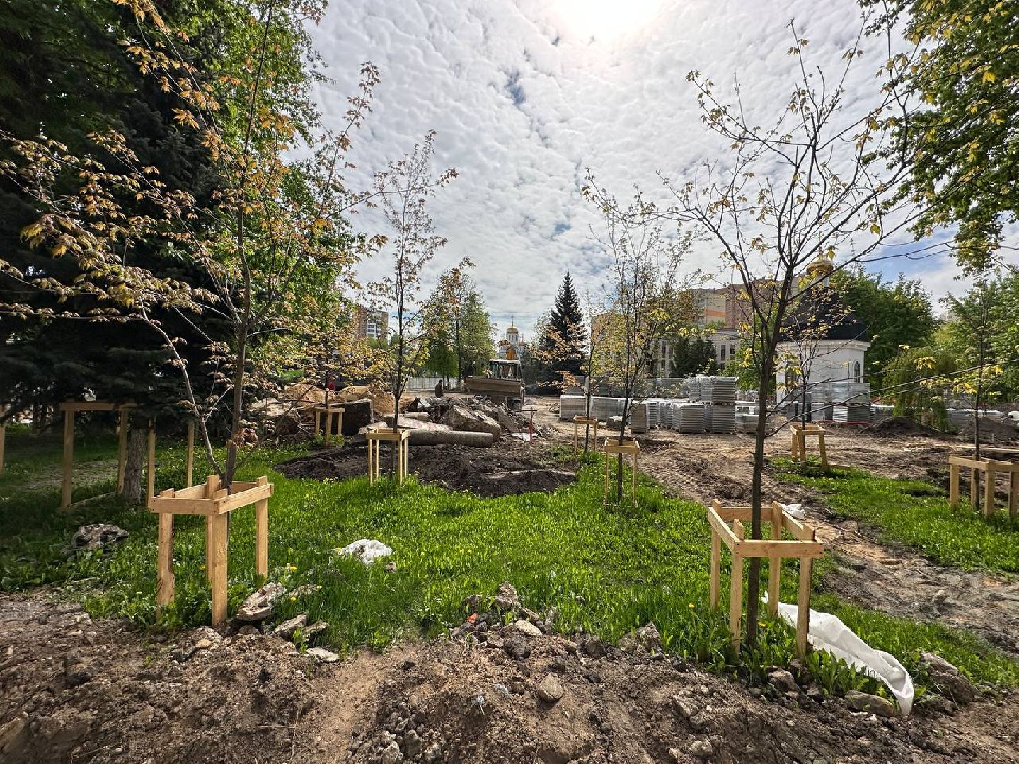 Реутов, Мемориал славы, реконструкция, Вечный огонь