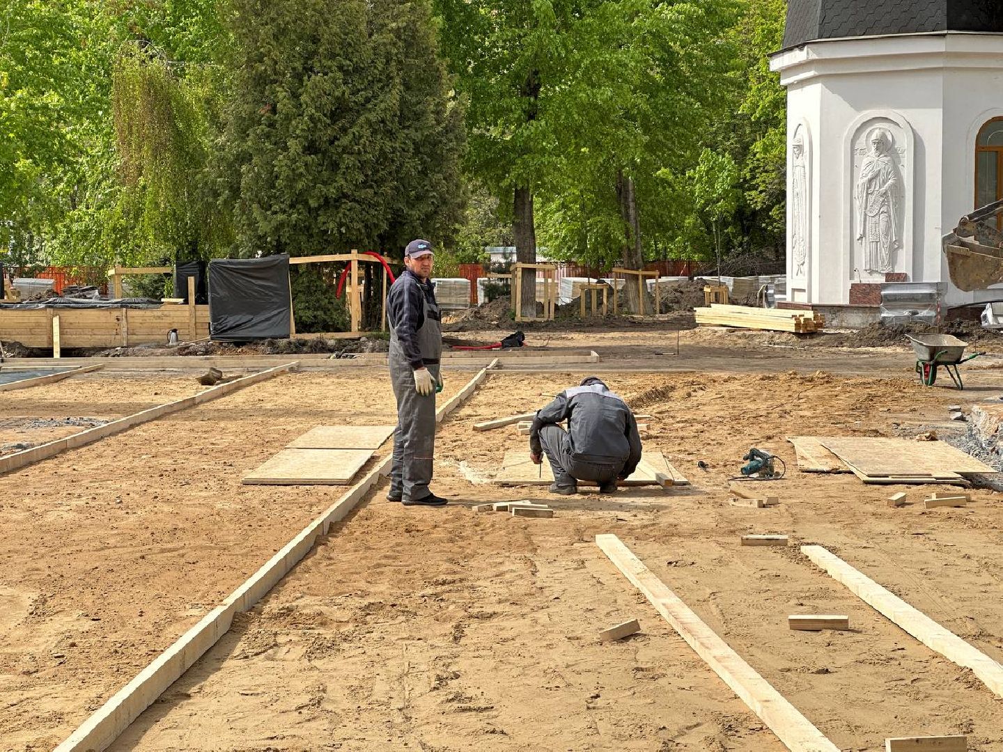 Реутов, Мемориал славы, реконструкция, Вечный огонь