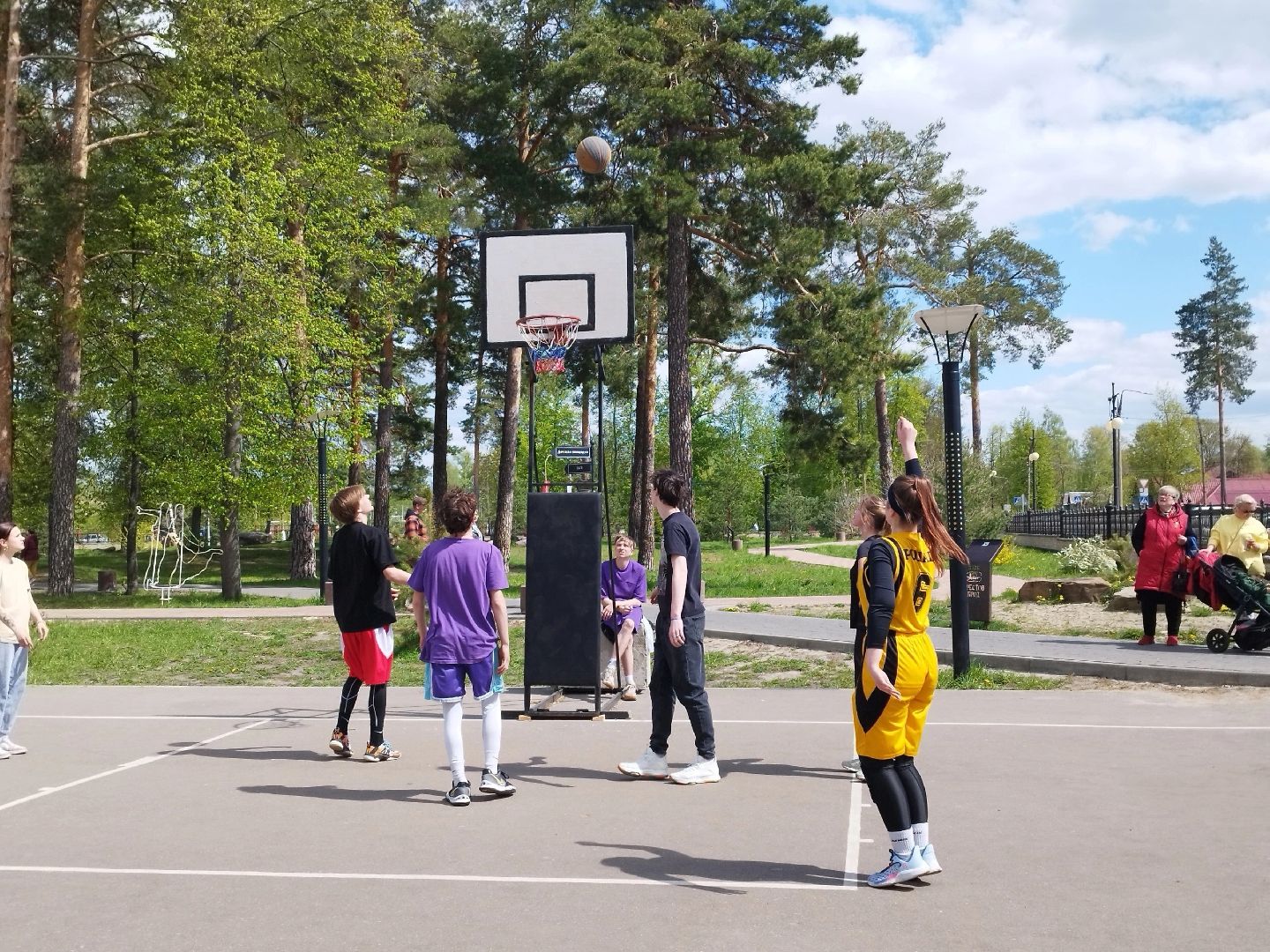 Рошаль, Шатура, стритбол, баскетбол, спорт, соревнование. Крестов Брод