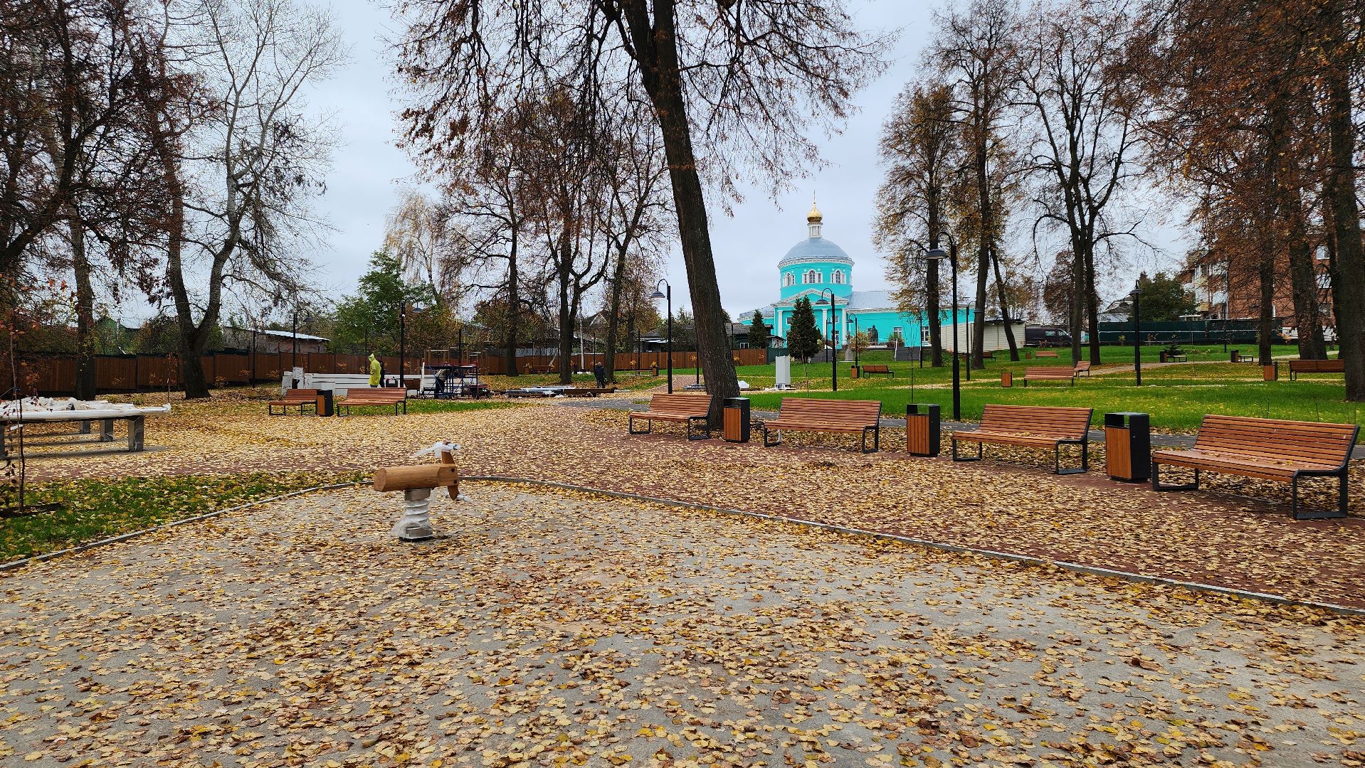 кашира, благоустройство, историческая часть города, укладка асфальта, летний сад, сквер пушкина, освещение, озеленение,