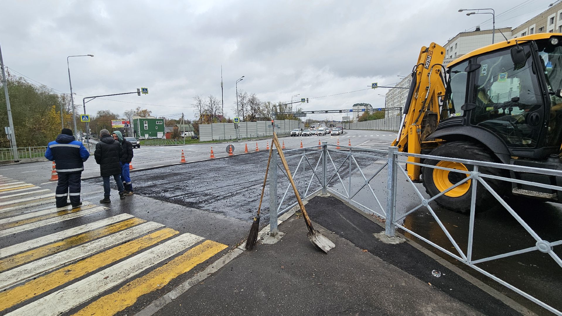 долгопрудный, ремонт дороги, проспект пацаева, ямочный ремонт дорог,