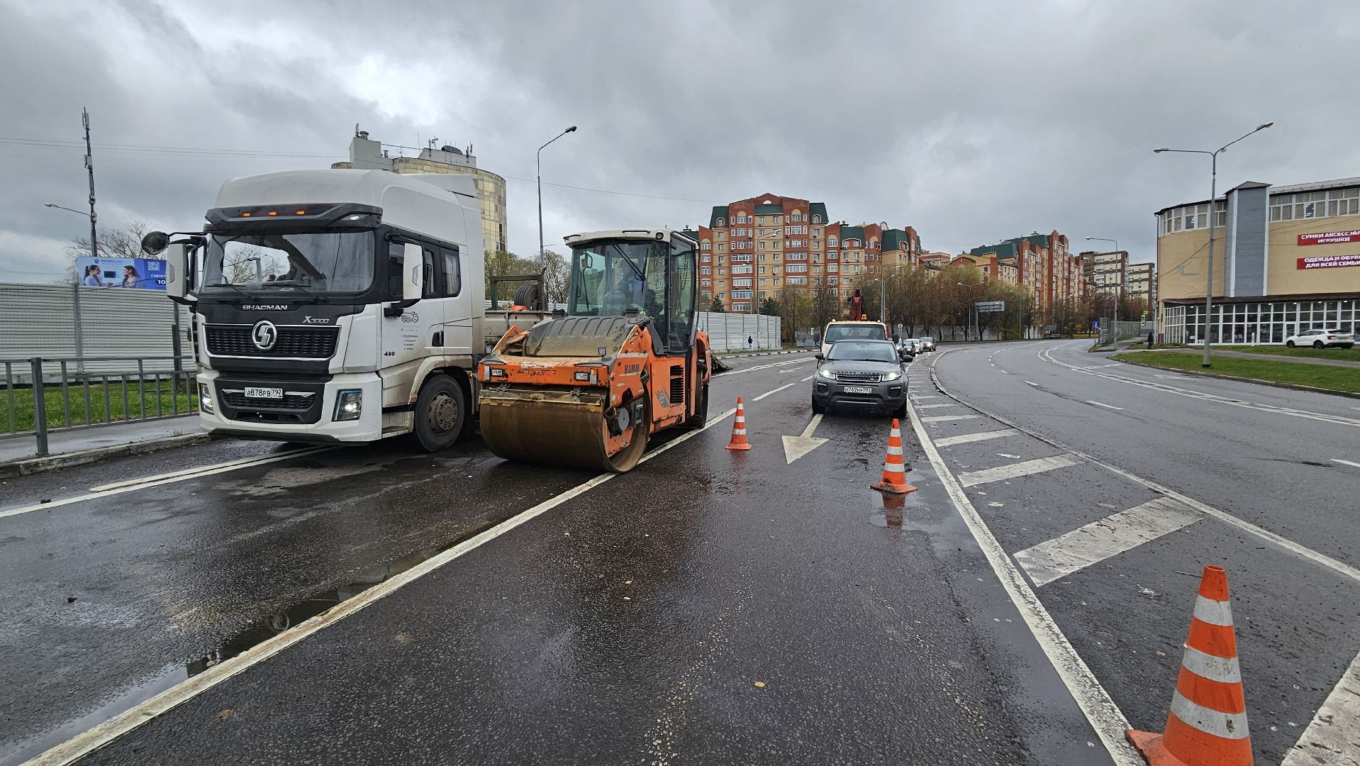 долгопрудный, ремонт дороги, проспект пацаева, ямочный ремонт дорог,